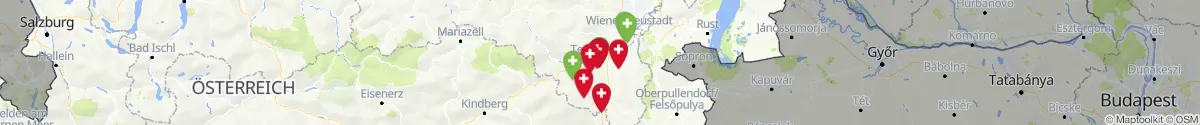 Kartenansicht für Apotheken-Notdienste in der Nähe von Grimmenstein (Neunkirchen, Niederösterreich)